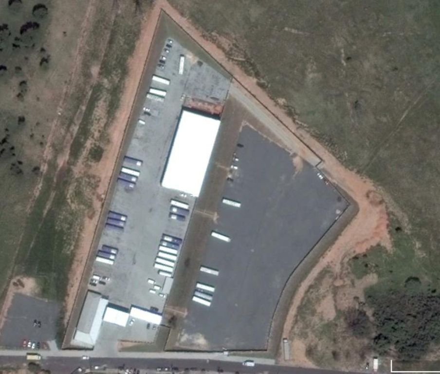 Foto aérea centro logístico