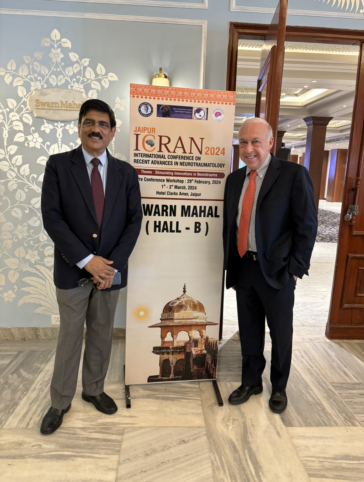 Dr. Reisner attended the 2024 International Conference on Recent Advances in Neurotraumatology in Jaipur, India Dr. Reisner attended the 2024 International Conference on Recent Advances in Neurotraumatology in Jaipur, India