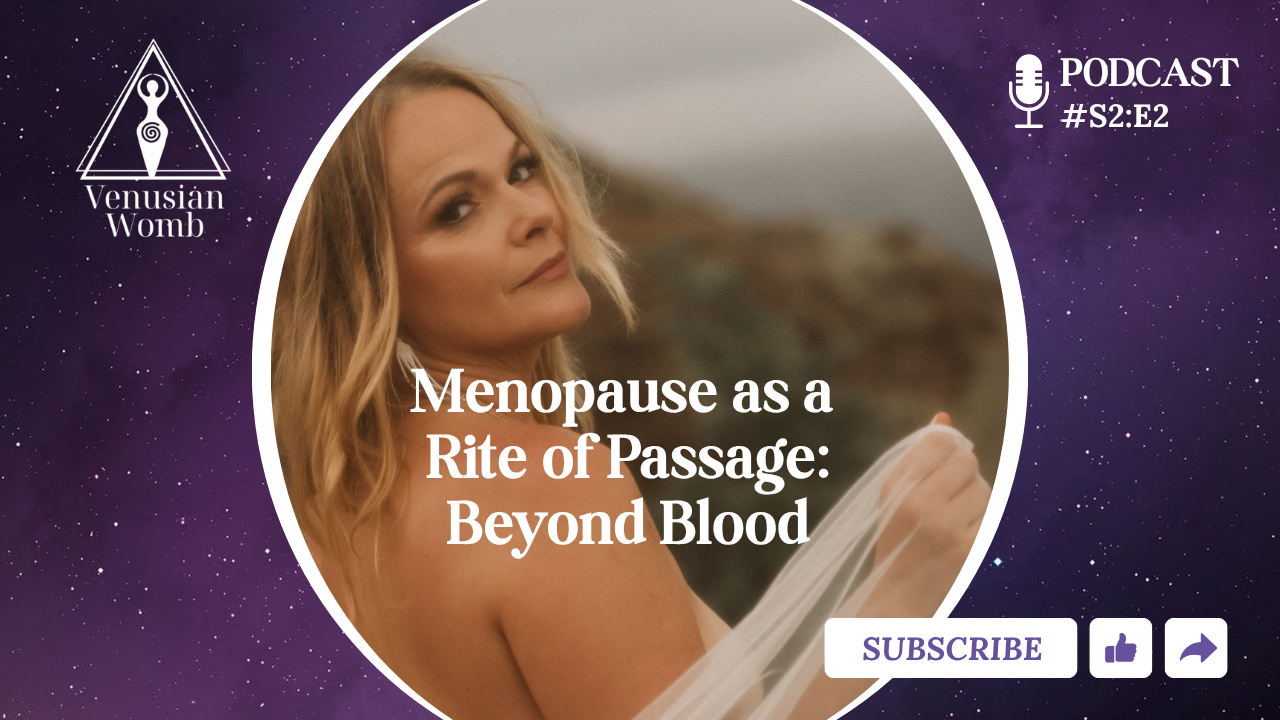 Menopause as a sacred rite of passage through grief, embodiment, and feminine wisdom.