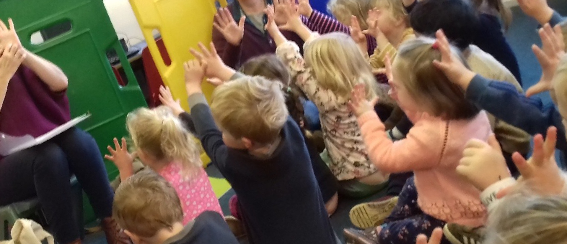 Learning the best places to wash our hands in a nursery