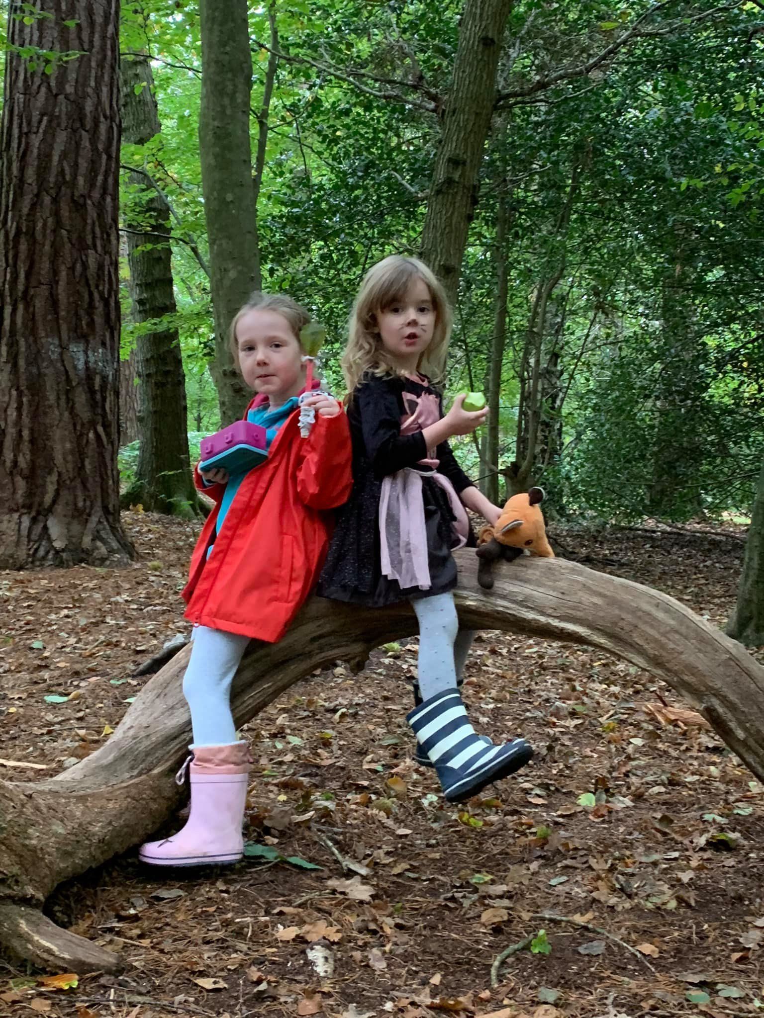 Two of our Holiday club attendees having a break