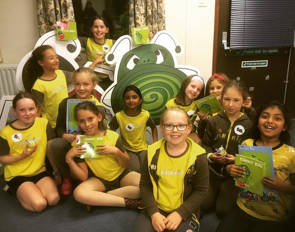 Brownies and the how to keep germs away activity book