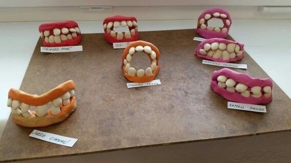 playdough teeth