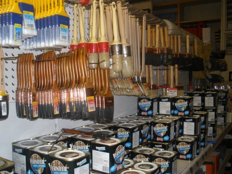 Materiali tecnici e pennelli