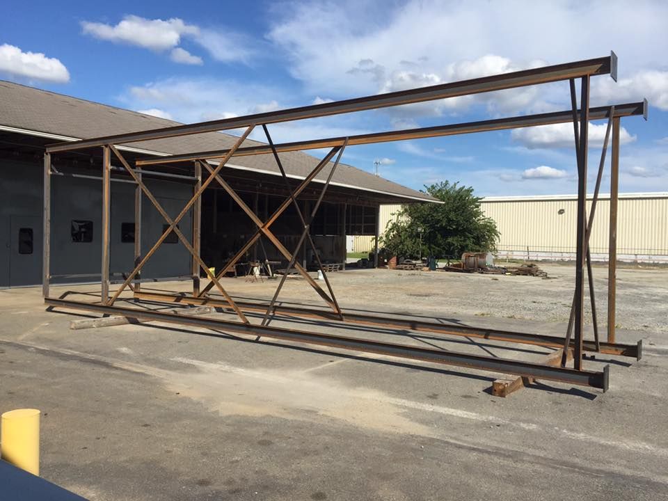 Customized Metal Structure On A Open Space | Sedley, VA | Felts Machine, Inc.