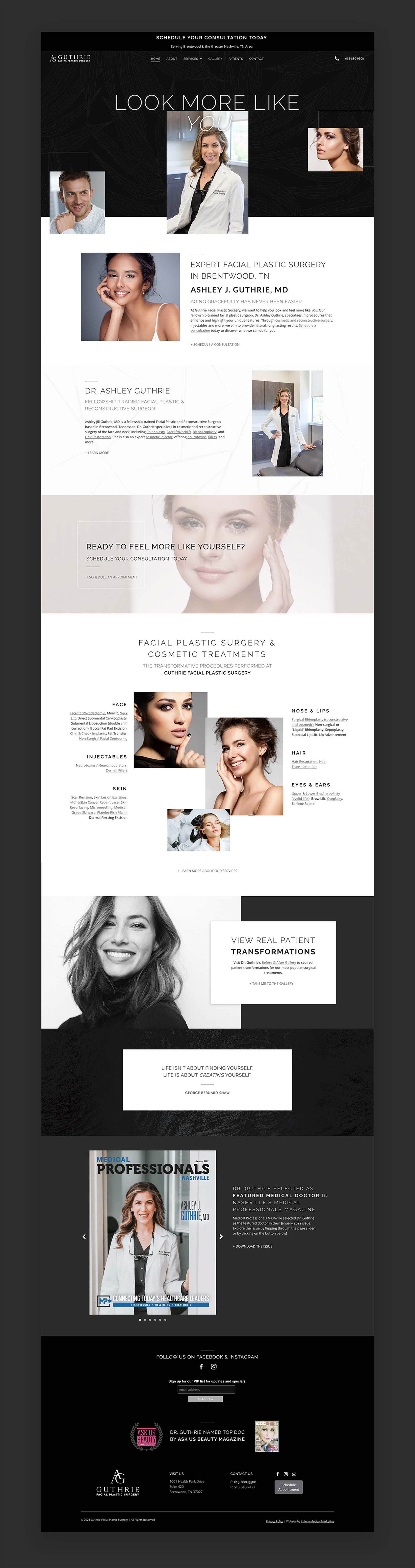 A screenshot of a website with a lot of pictures of women on it.