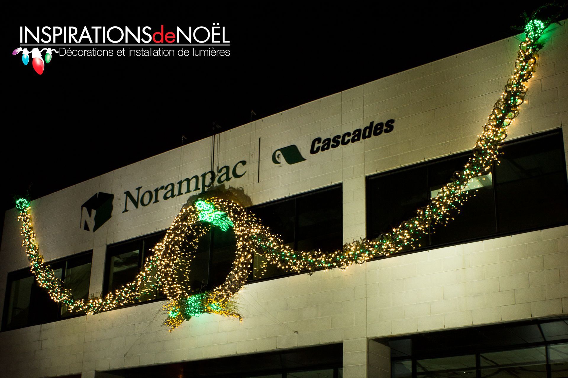 A building with the word norampac on it