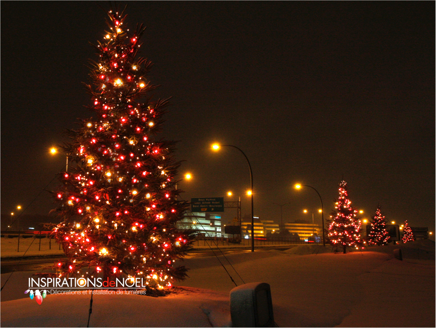 A picture of a christmas tree with the words inspirations noel at the bottom