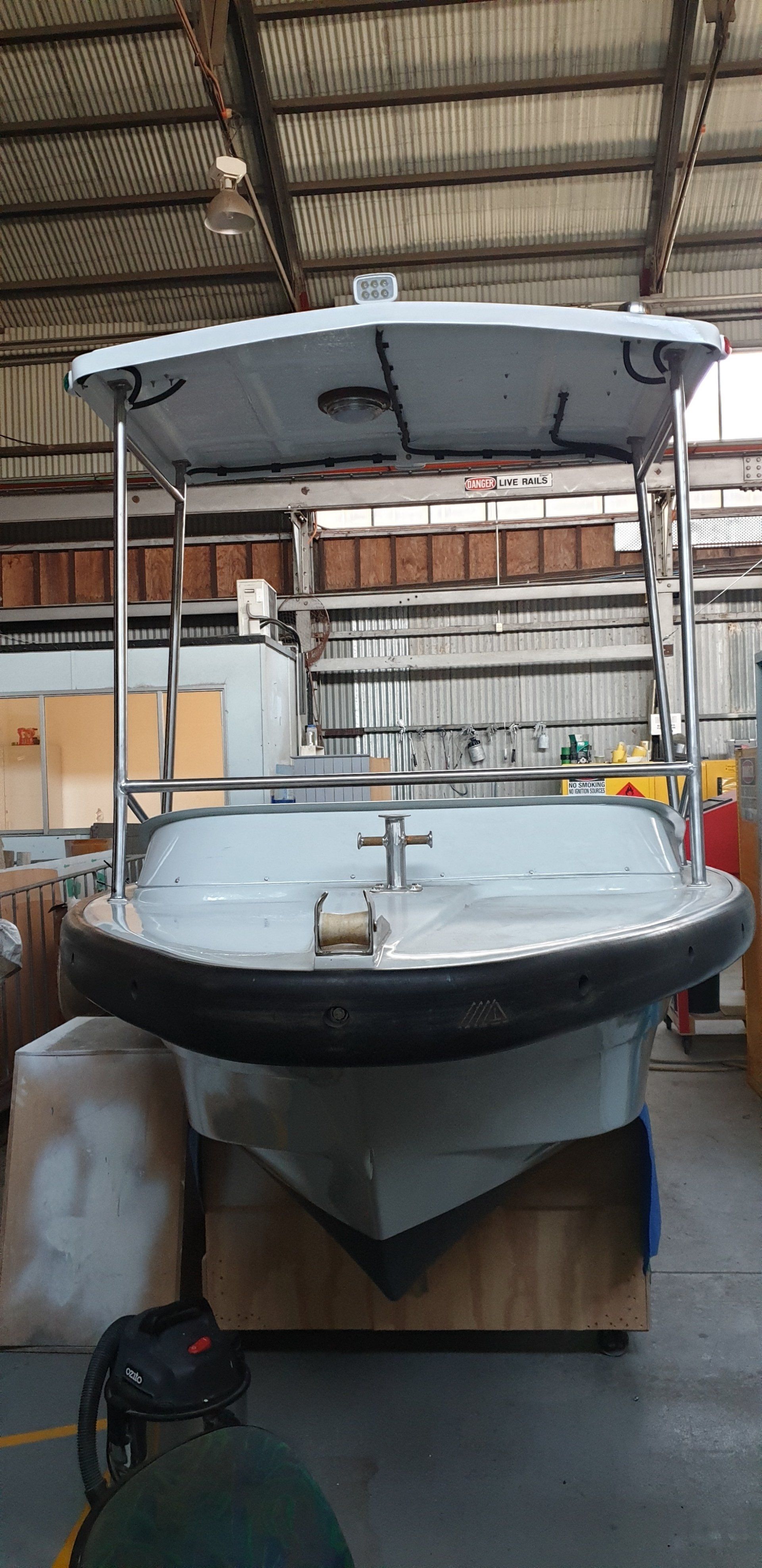 Boat Front — Newcastle, NSW — Channel Shipwright Services