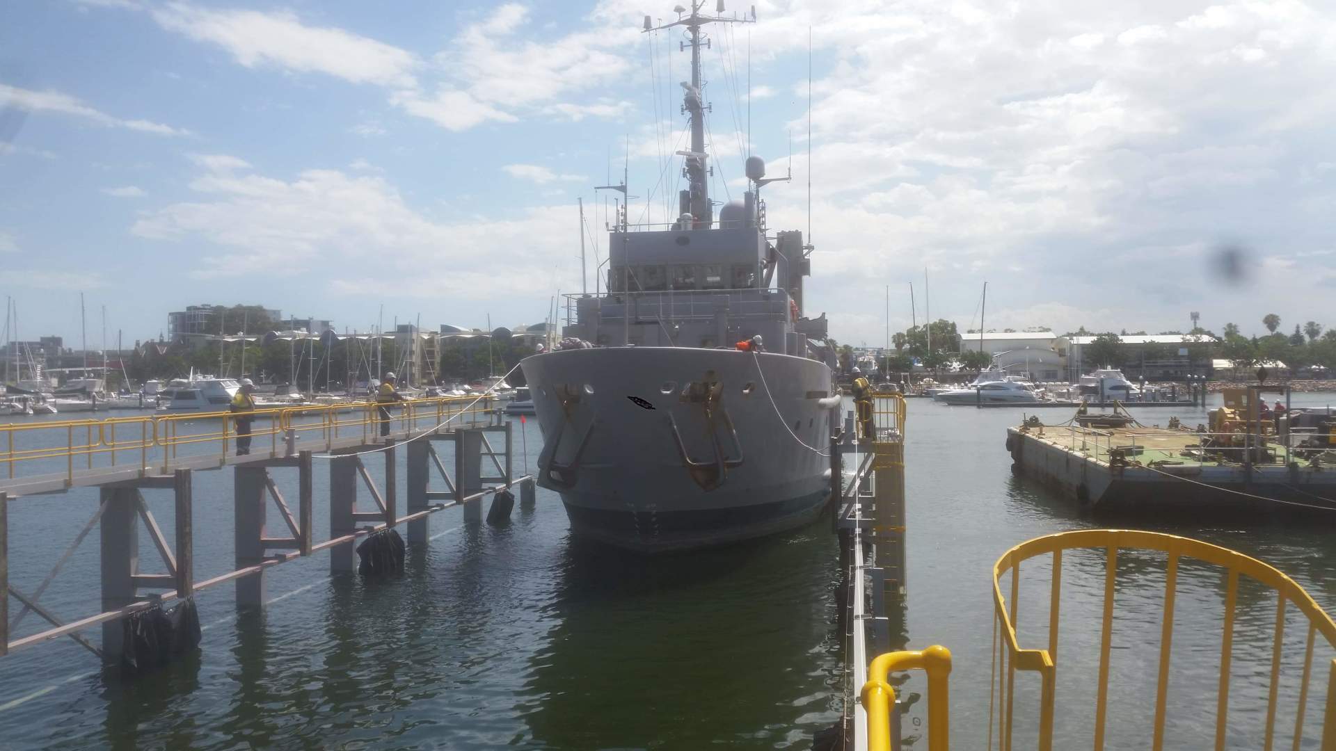 Ship Ready to Departure — Newcastle, NSW — Channel Shipwright Services