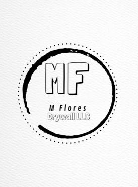 Logo for M Flores Drywall LLC: initials 