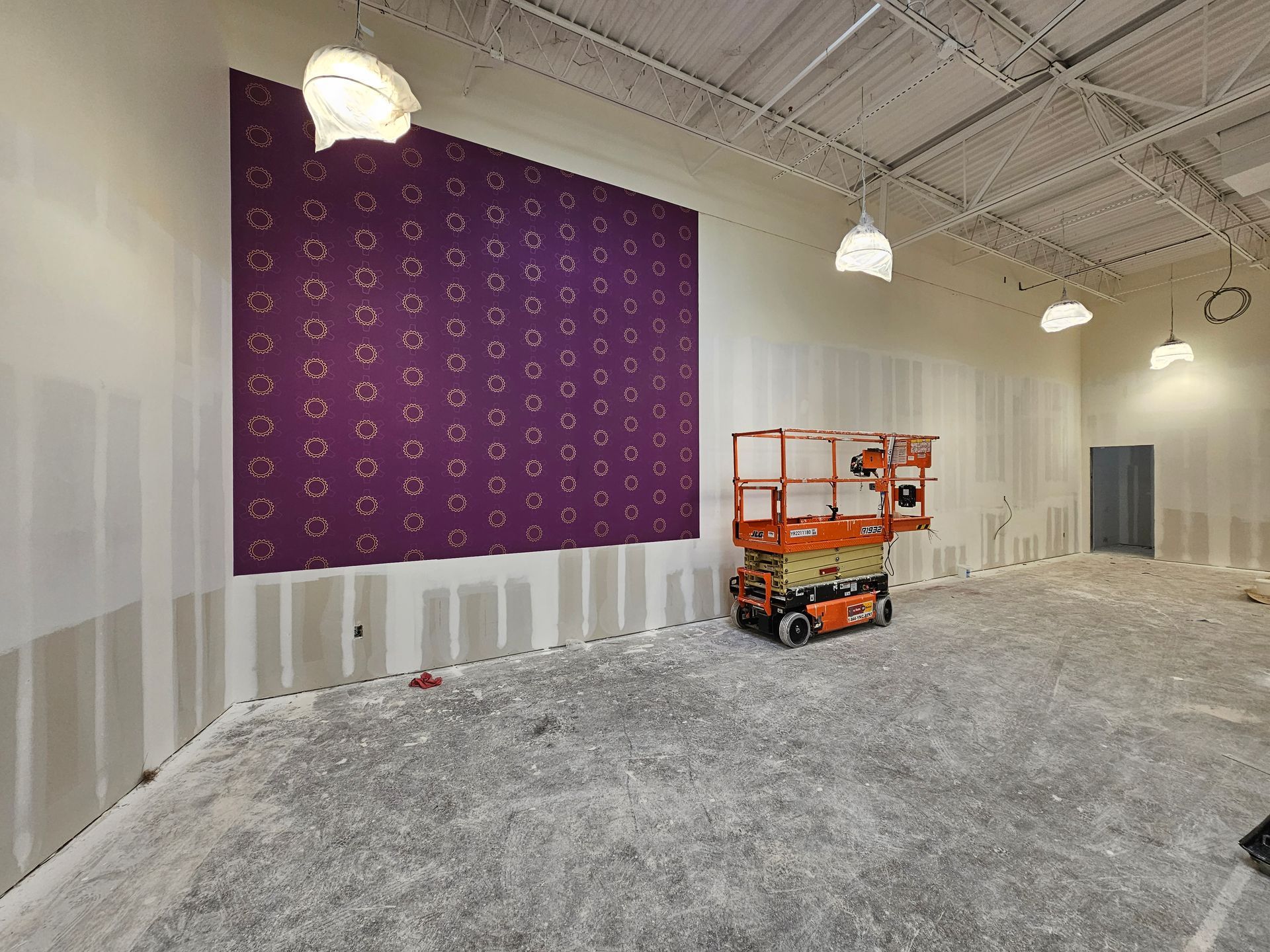 Brooks GA Wall Coverings Install