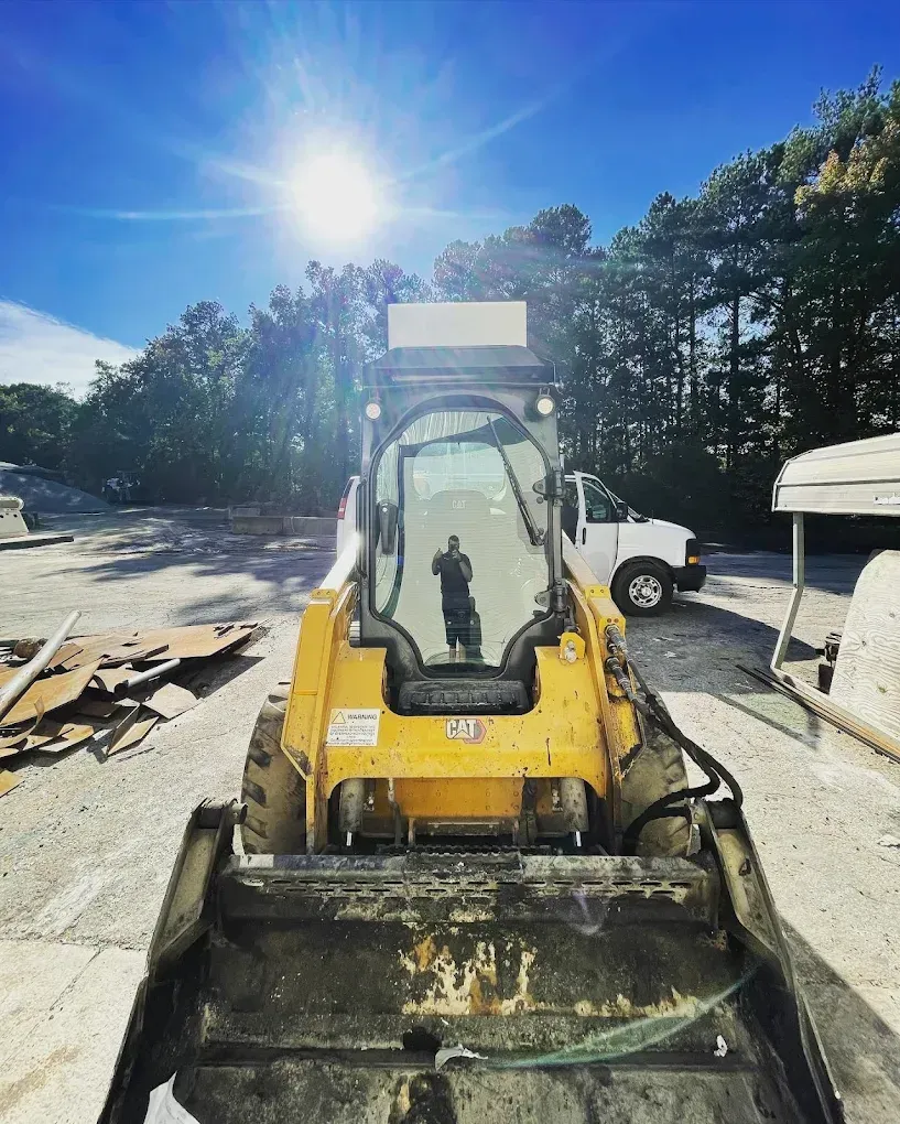 Skid steer windshield replacement in Raleigh, NC