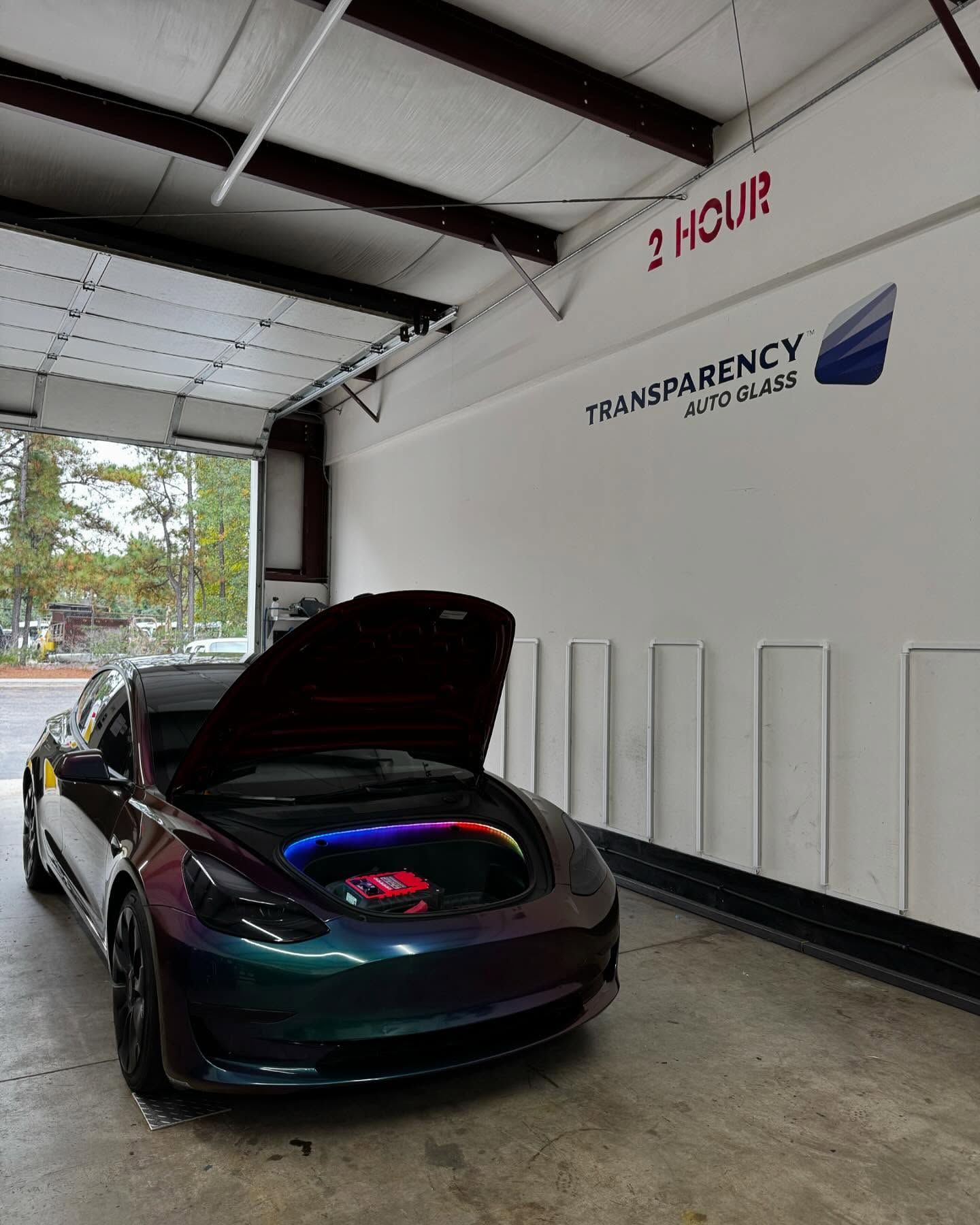 Tesla windshield replacement in Raleigh, NC