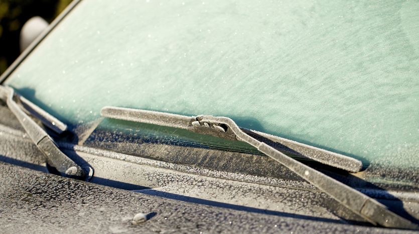 How to remove ice from your windshield in Garner, NC