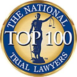 The National Top 100 Trial Lawyers Logo Seal