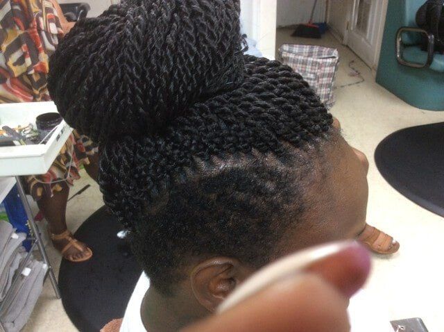 Big Bun African Braid — Wilmington, DE — Tess African Hair Braiding & Beauty Supply