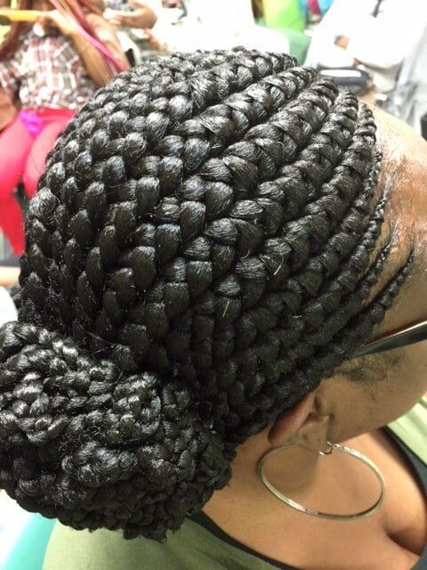 Stylish Side Bun Braid — Wilmington, DE — Tess African Hair Braiding & Beauty Supply
