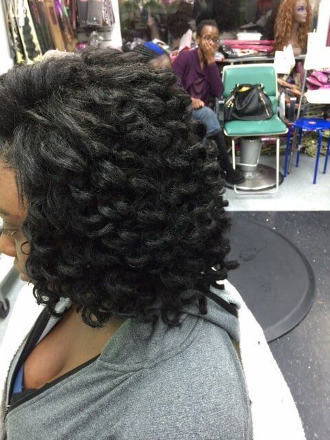 Black Curly Hair — Wilmington, DE — Tess African Hair Braiding & Beauty Supply