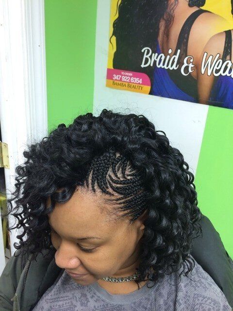 Curly Hair African Braid — Wilmington, DE — Tess African Hair Braiding & Beauty Supply
