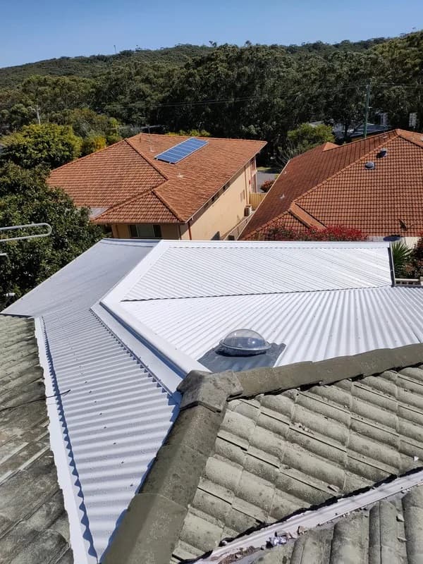 Before Painting Metal Sheet Roof - Roofing Specialist in Port Stephens, NSW
