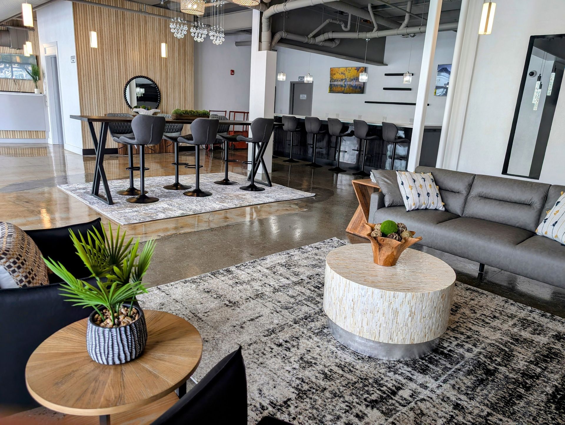 Lobby with seating area