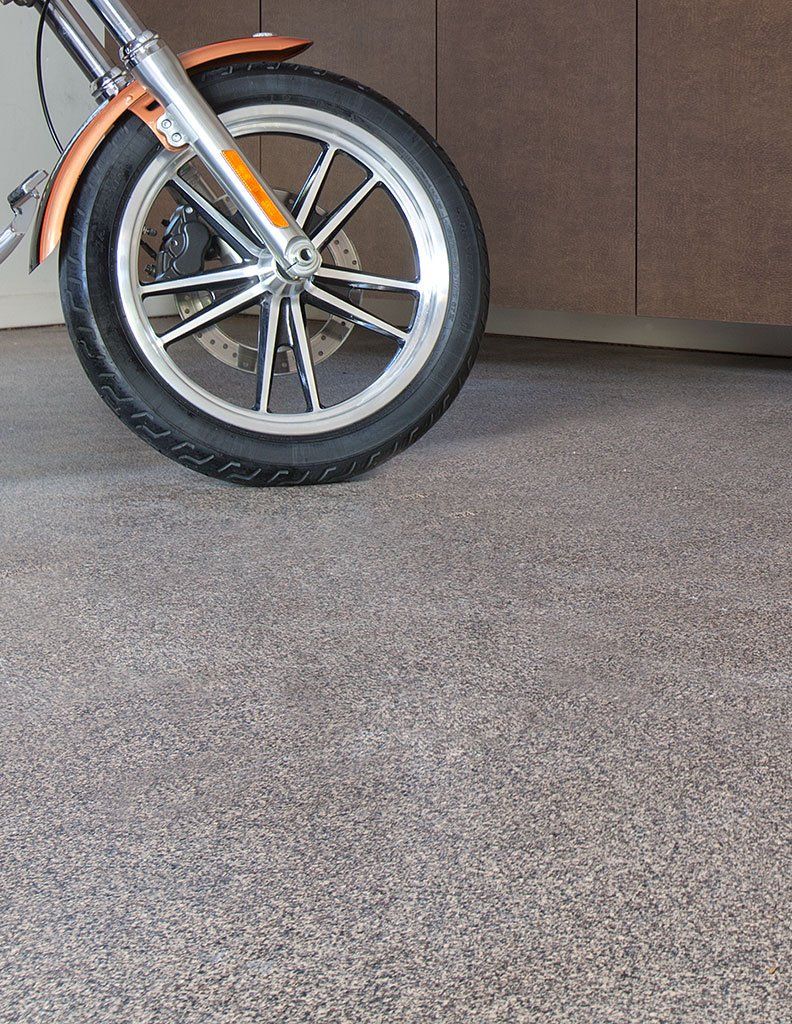 Custom epoxy garage flooring