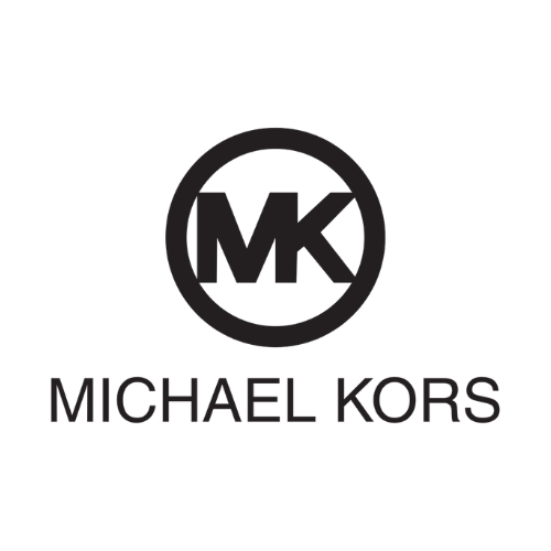 The michael kors logo is black and white on a white background.