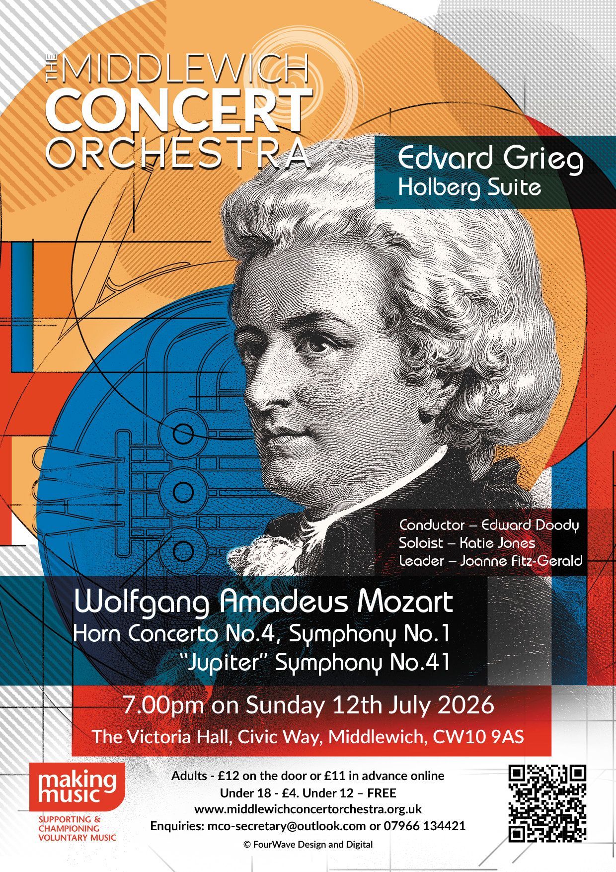 Bauhaus meets Mozart with the Middlewich Concert Orchestra
