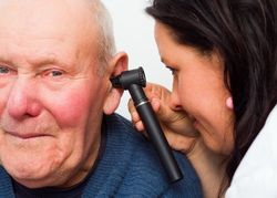 Old Man Wearing Blue - Russellville, AK - Russellville Hearing Clinic