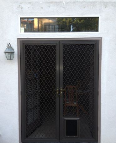 photo of a security door