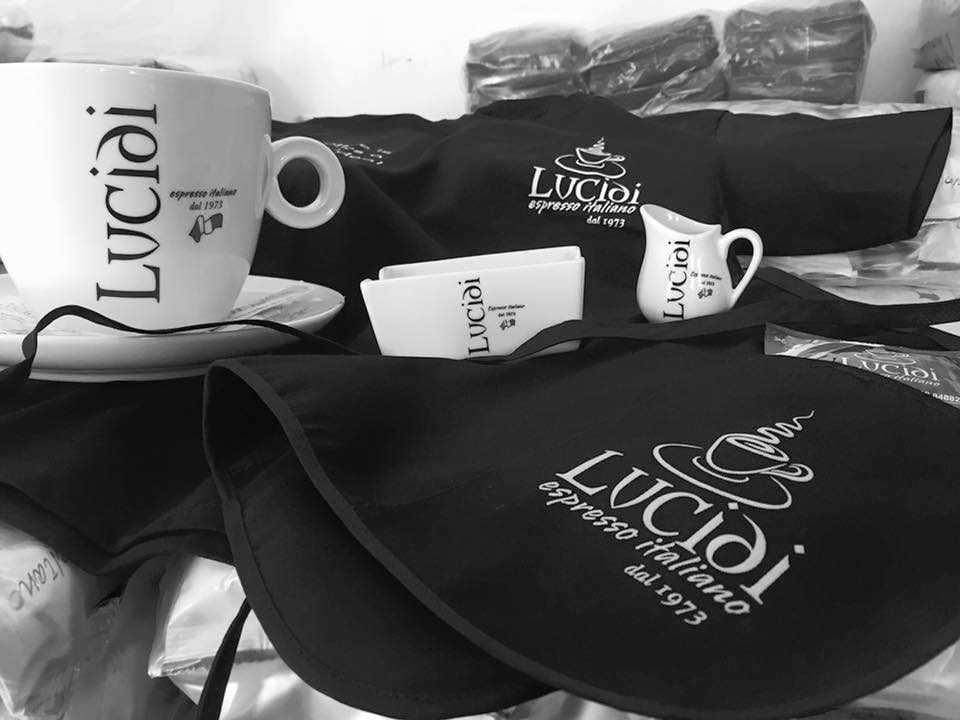 Grembiule di allestimento per i locali