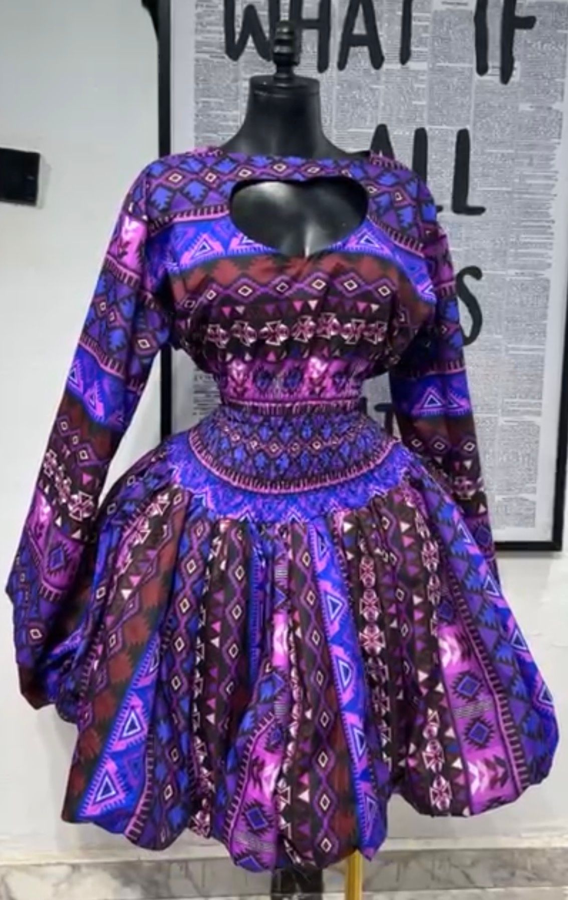 Cymphony Mini Summer Purple Dress