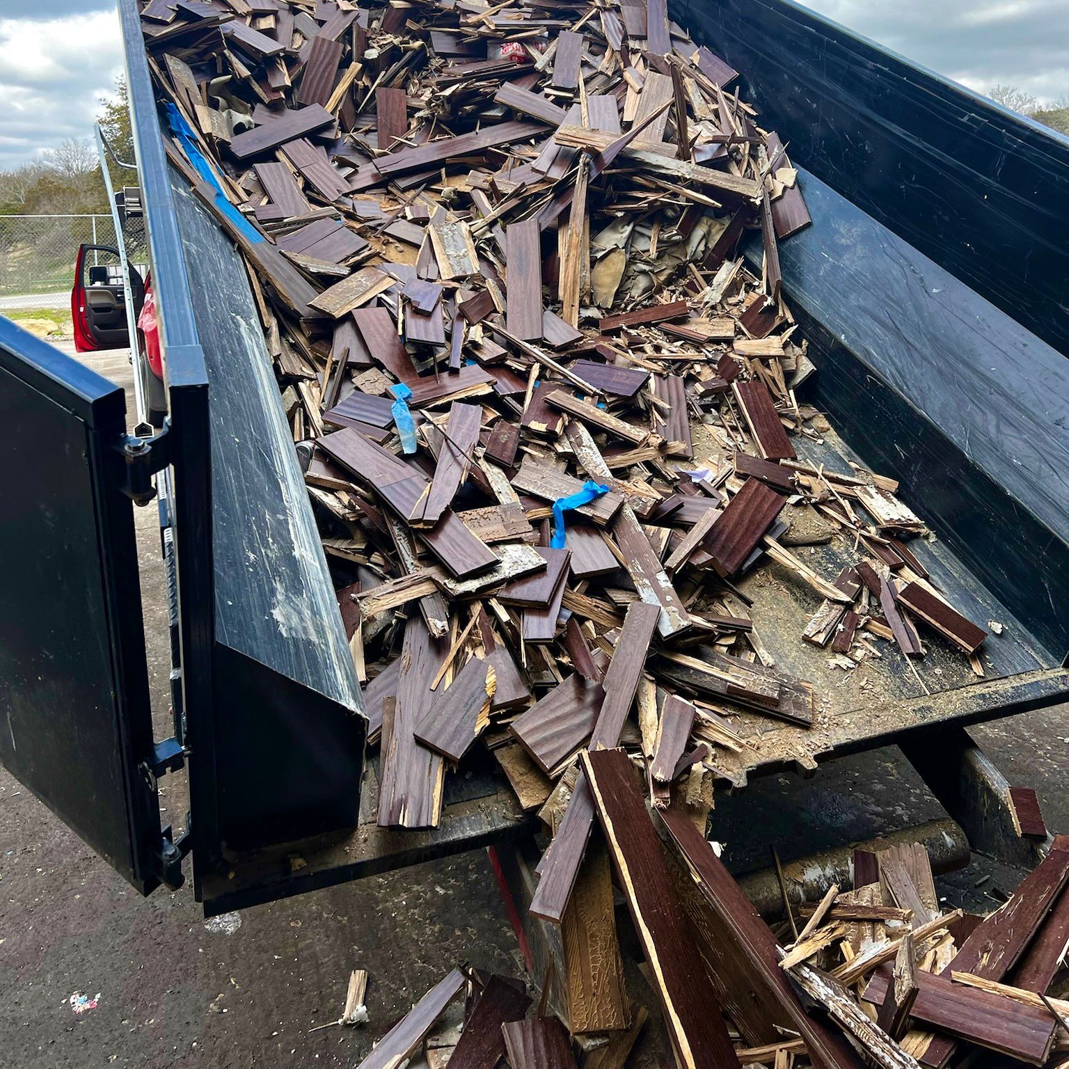 Photo of American Dumpsters Roll-Off Dumpster being dumped