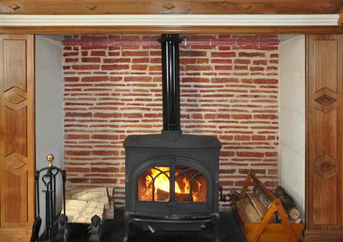 Chimney Sweep Cleaning Services — Luxury Room with Fireplace in Wasatch Front, UT
