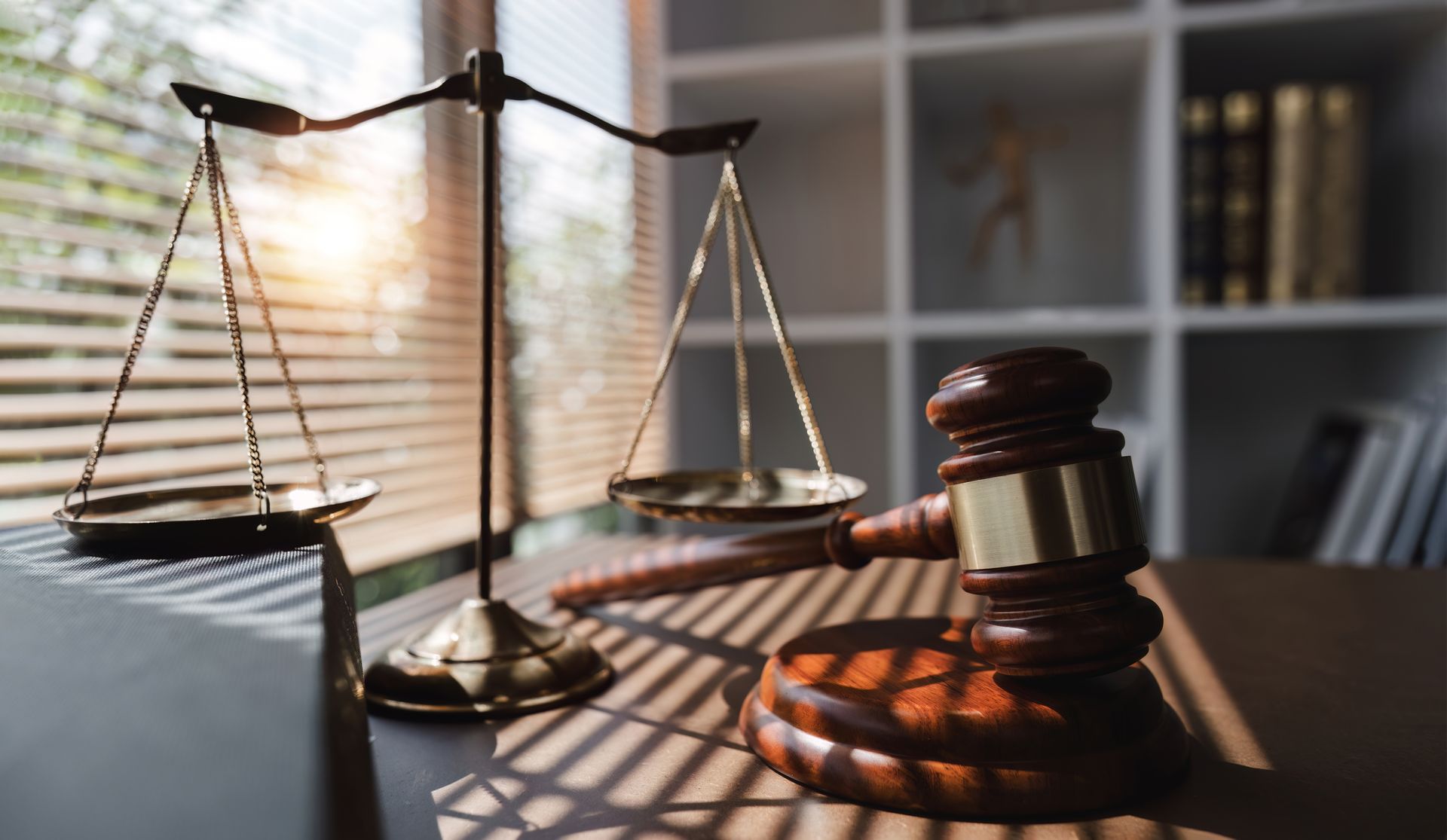Legal scale and wooden gavel. Ledbetter Anderson & Associates Law Firm, Houston TX, Estate Planning and Probate Lawyer