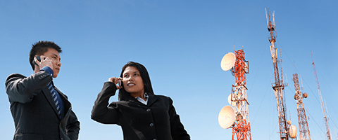 Man & Woman Near Tower — Austin, TX — LumenServe Inc. Man & Woman Near Tower — Austin, TX — LumenServe Inc.