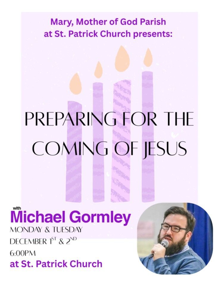 Poster for a church event: 