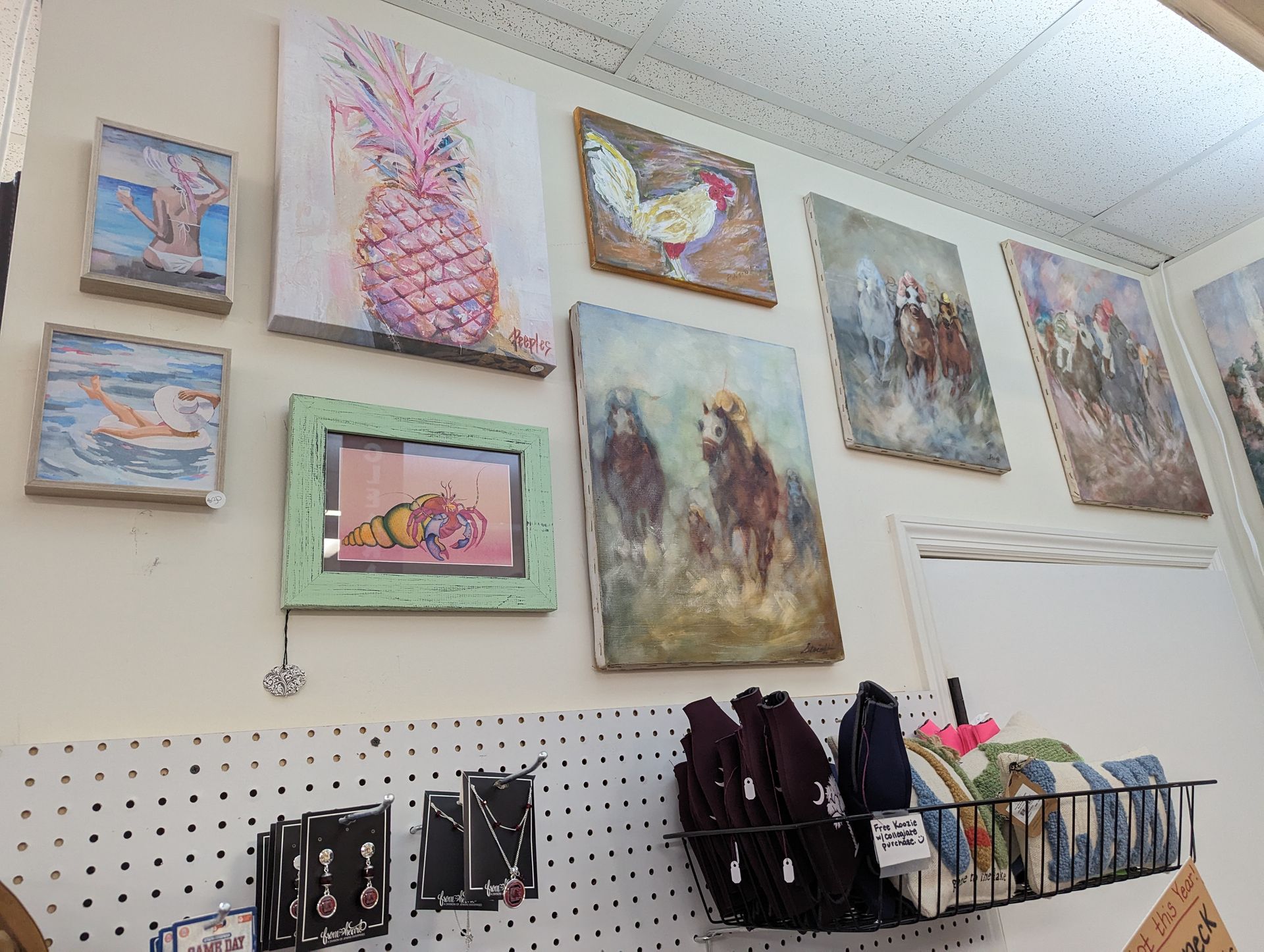 Paintings Hanging on a Wall — Summerville, SC — Donovan's Custom Framing and Gifts