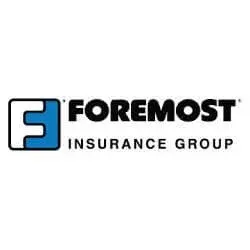 Logo for Foremost Insurance Group: Blue and white 