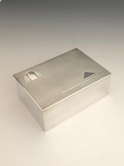 Silver ornamental box