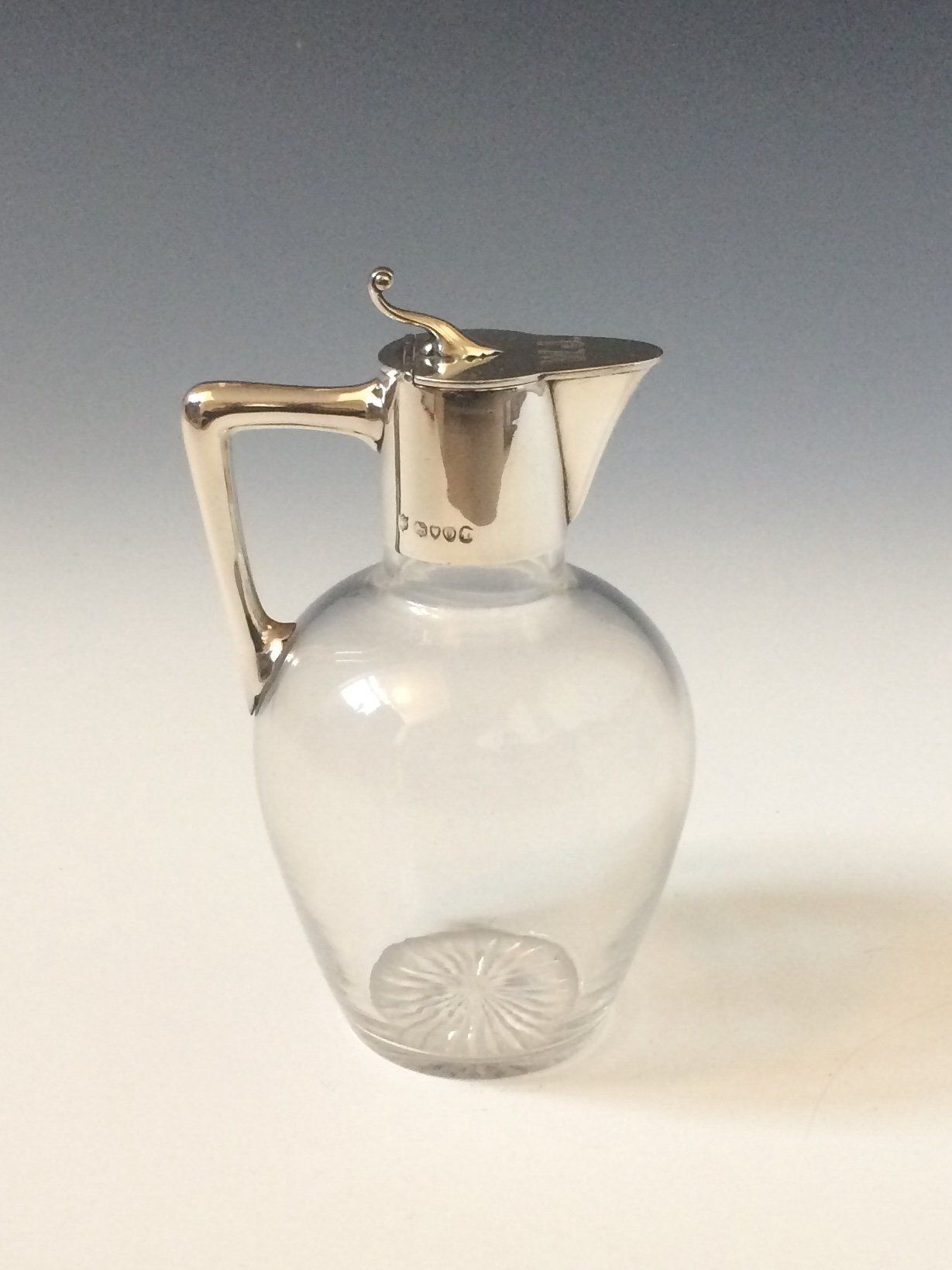 antique glass pitcher