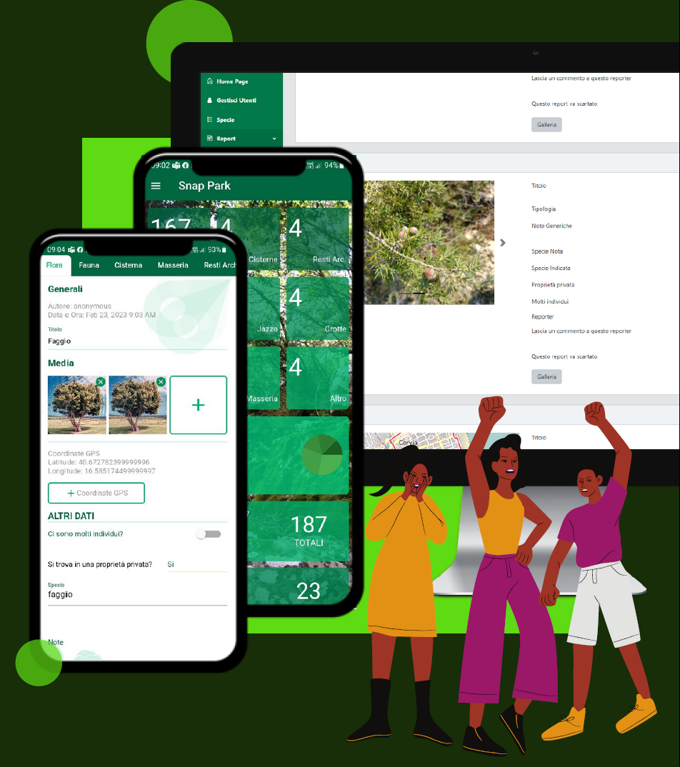 applicazione snappark 