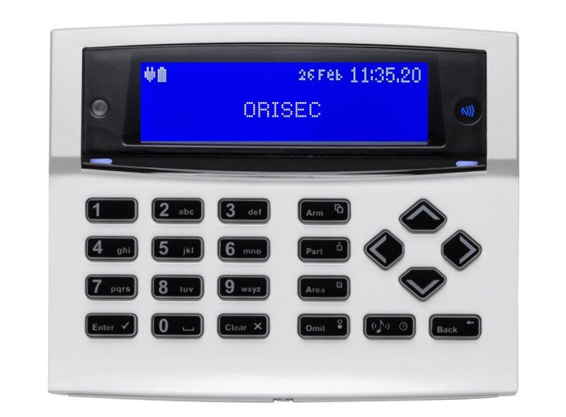 Click to Enlarge Keypad Orisec Keypad