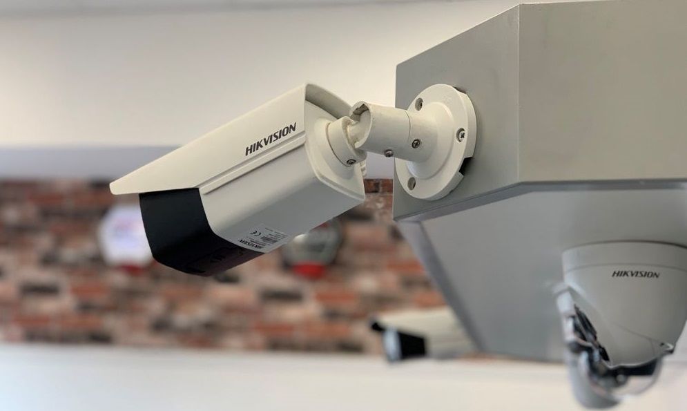 Security camera in demo room, Nursling