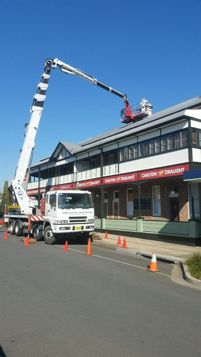 Truck Mounted Crane — Crane Rentals in Taree, NSW