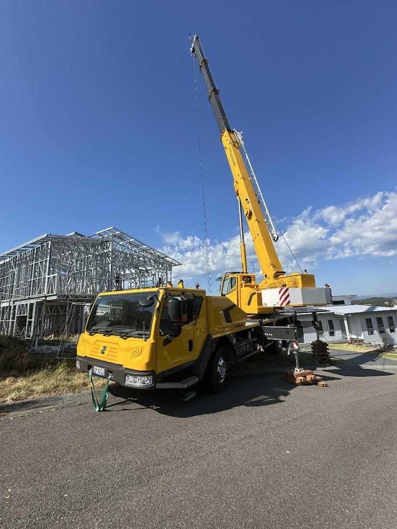 Yellow Crane Truck — Taree Crane Service in Taree, NSW