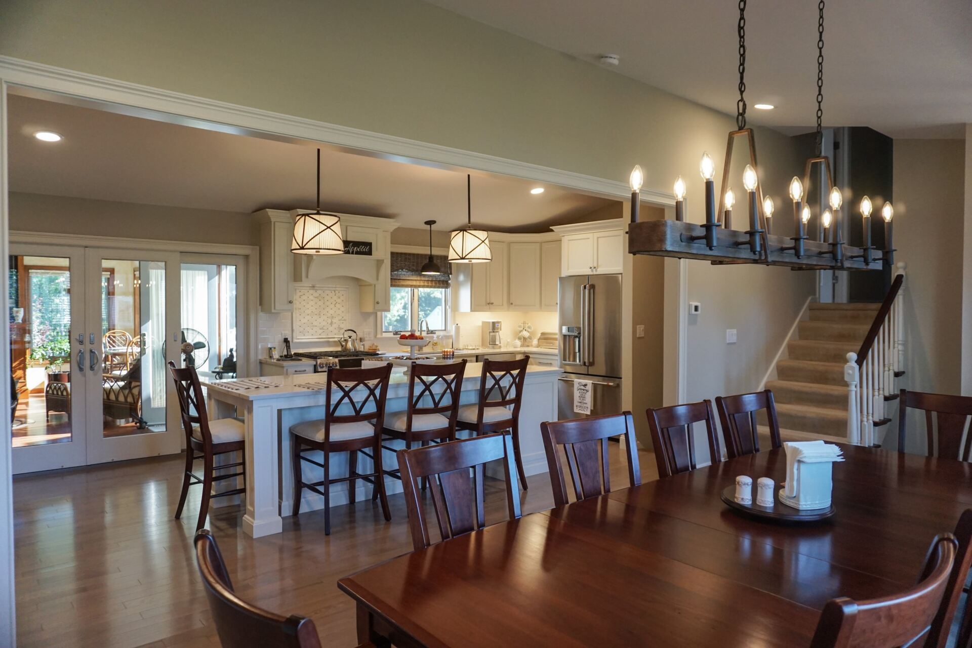 kitchen renovation completed by Chapdelaine Builders in East Longmeadow, MA