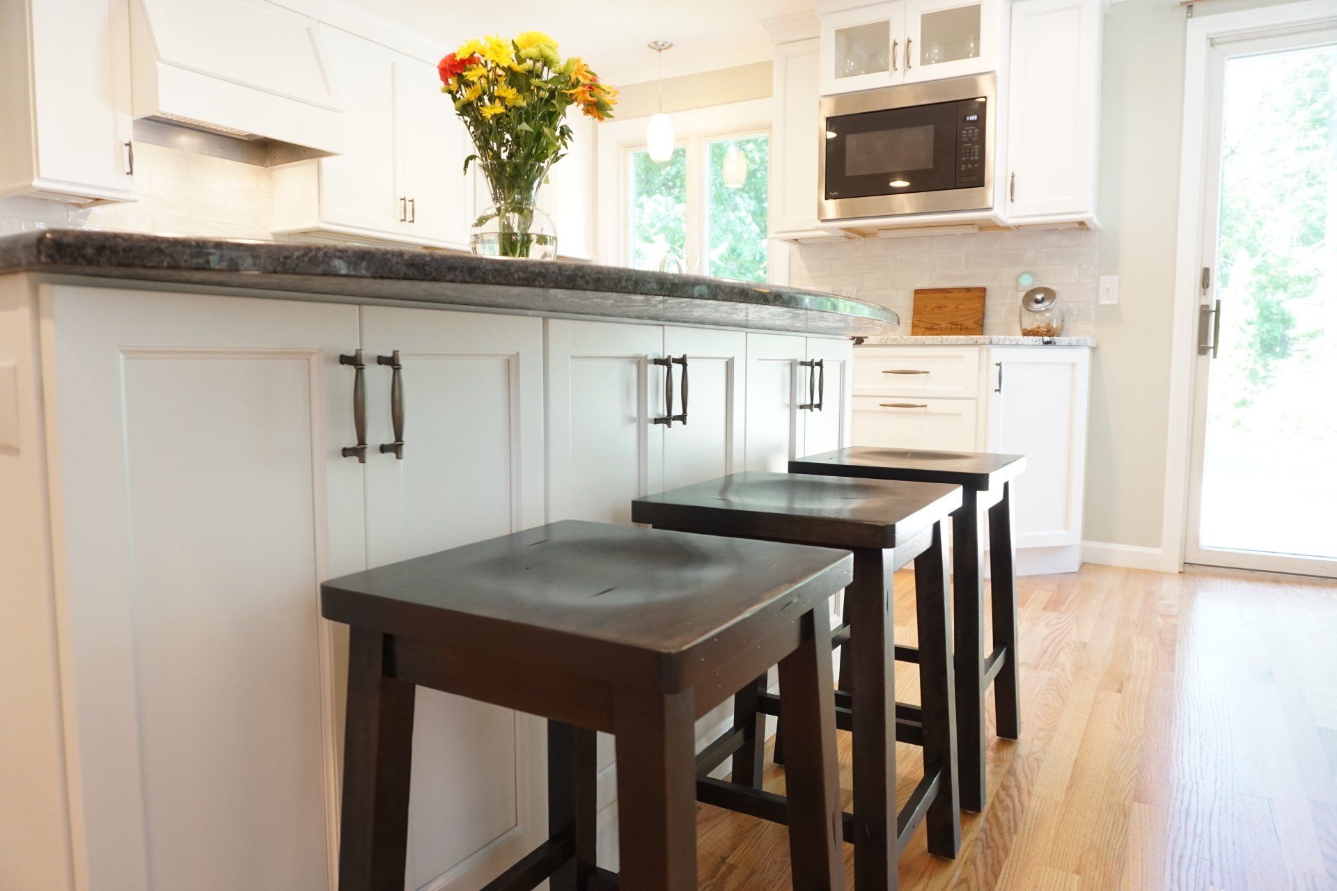 New Kitchen Remodel in Western MA by Chapdelaine Builders in East Longmeadow.