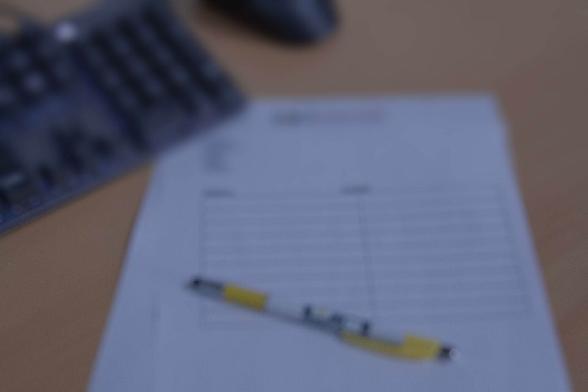 script pen and keyboard